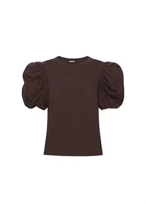 Dawy puff sleeve tee Mole ROTATE